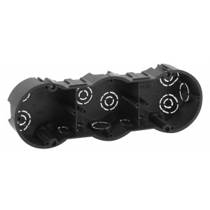 Коробка установочная КУТ 3-х местная 212х70х45мм для твердых стен саморез. IP20 (45/900) Б0047214