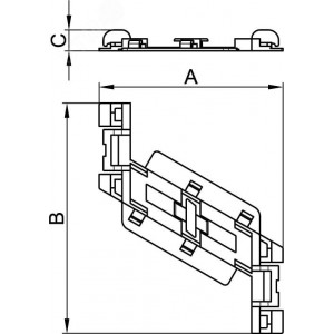 TR-E 40 Фиксатор кабеля 07711