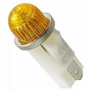 1092QA3-28V, Светодиодные панельные индикаторы PMI AMB HI-DOME 28V 3/16" TERM