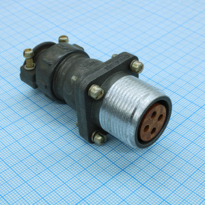 ШР20ПК4НГ8 розетка, блочная розетка с кожухом