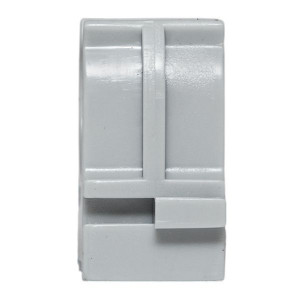 Держатель для труб (клипса) d16мм для монтажного пистолета сер. (уп.100шт) Plast derjp-z-16