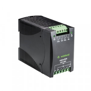 Модуль резервирования WIPOS R20, Модуль резервирования, для развязки выходов блоков питания, 2 входа/1 выход, 21 - 28 A DC, габариты (мм): ширина x высота x глубина: 54 x 90 x 114; вес 0,21 кг; монтаж: на DIN рейку, температура окружающей среды –40°C…+70°C