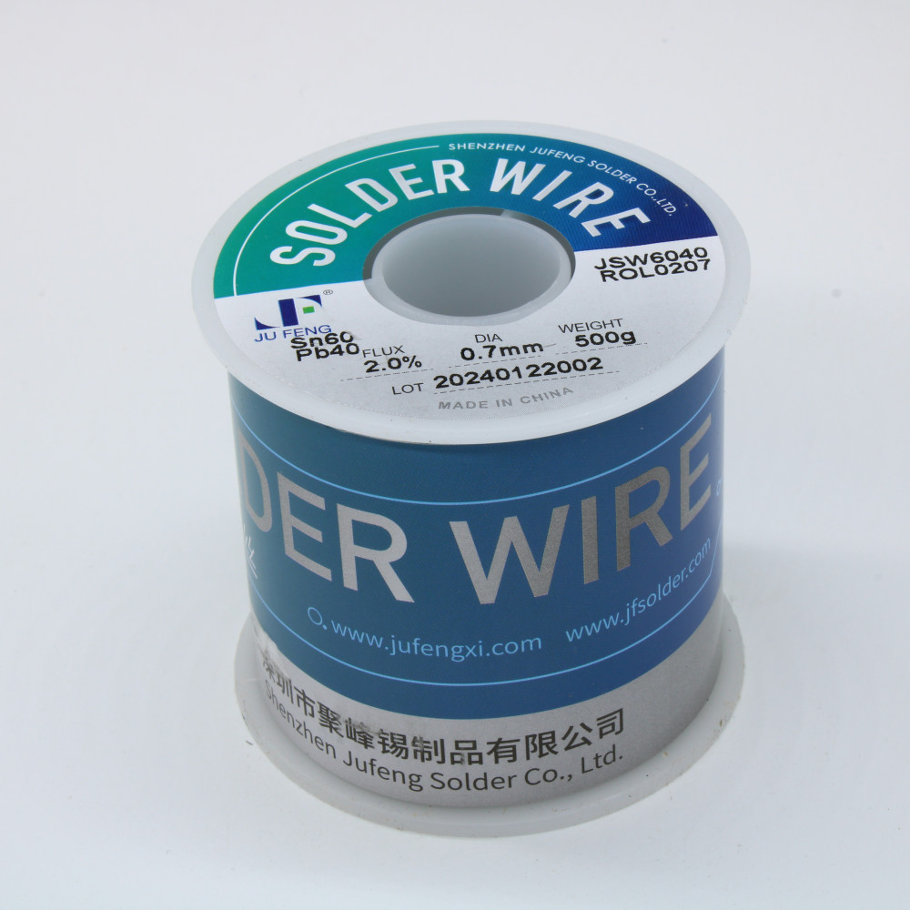 Изображение товара Припой трубчатый 60/40 ROL0, диаметр 0,7мм, 500 г, безгалогенный флюс