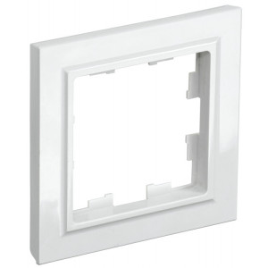 BRITE Рамка 1-мест. РУ-1-БрБ бел. BR-M12-K01-PRO