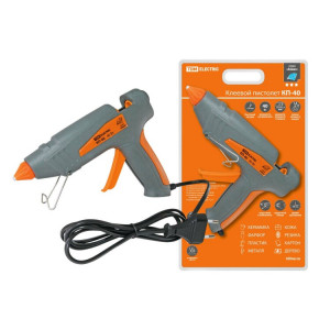 Клеевой пистолет КП-40 , 11,3 мм, с подставкой, шнур 1,3 м, 40 Вт, Т=220 С "Алмаз" SQ1024-0101