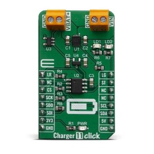 MIKROE-3650, Средства разработки интегральных схем (ИС) управления питанием Charger 11 Click
