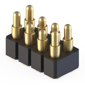 814-22-008-30-030101, Проводные клеммы и зажимы SpringLoaded Con SMT Double Row 8-Pin