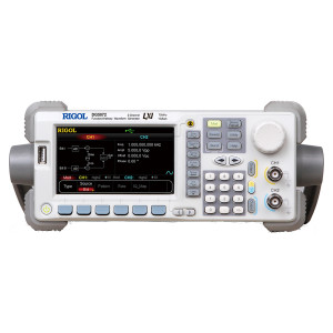 DG5072, Генератор стандартных функций и сигналов произвольной формы, макс. выходная частота 70 МГц, 2 канала, макс. частота дискретизации 1 ГВыб/с, 14 бит, длина сигналов произвольной формы 128 млн. точек