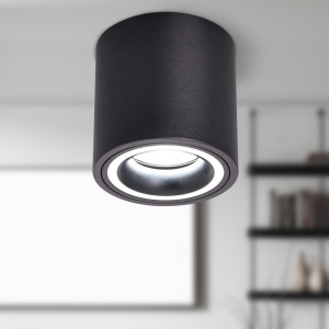 Светильник настенно-потолочный спот OL47 BK MR16 GU10 IP20 черный Б0059796