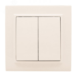 Выключатель 2-кл. СП 10А бежевый Минск ERV10-023-20
