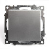 Изображение товара Выключатель 1-клавишный (механизм) 250В, 10А, серия Катрин, серебро 39575