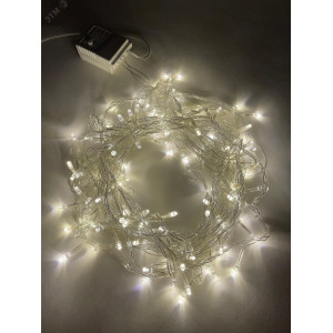 ENIN-10B Гирлянда LED Нить 10 м теплый свет 8 режимов, 220V, IP20 (60/720) Б0041894