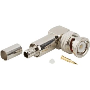 031-336-RFX, РЧ соединители / Коаксиальные соединители CRIMP ANG PLUG FOR RG 59