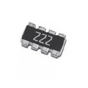 TC164-FR-0722KL, Резисторные сборки и массивы 22K   1% CONCAV SQUARE  4X0603