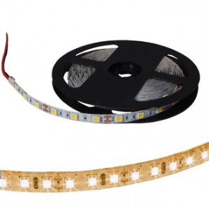 5050 300LED IP33 12V W-WHITE, Светодиодная лента 5050, 300 LED, IP33, 12 В, цвет белый холодный, длина 5 м