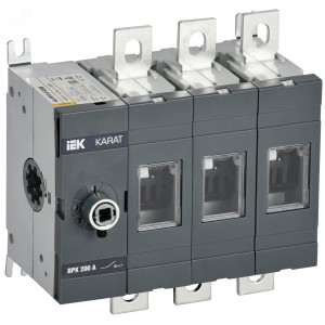 KARAT Выкл-разъед. ВРК без рукоятки 3P 200А KA-VR10-3-0200