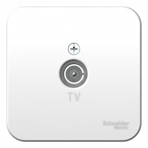 Розетка телевизионная TV ОП Blanca коннектор с изолир. пластиной бел. SE BLNTA000011