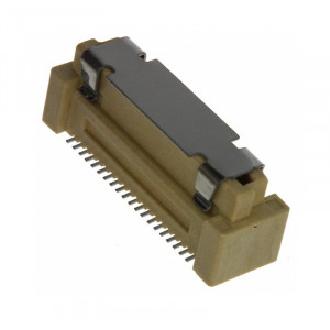 5-5179180-1, Free Height 40 Position Dual Row Straight SMT .80 mm Stacking Fine Pitch Socket