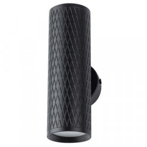 Светильник WL46 BK под лампу MR16 GU10 12Вт для интерьера/фасадов IP20 черн. Б0058502