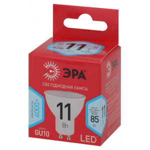 Лампа светодиодная RED LINE LED MR16-11W-840-GU10 R 11Вт MR16 софит 4000К нейтр. бел. GU10 Б0050693