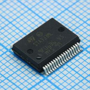 STA333ML13TR, Процессор однокристальный со встроенной цифровой обработкой и усилением мощности, без внешнего микроконтроллера 2-х канальный