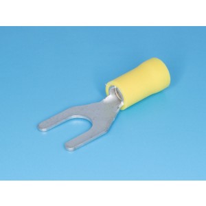TYI-5.5-6, Клемма тип "U" 6,4мм, на провод 4,0-6,0мм, изолированная, кратно 100шт.