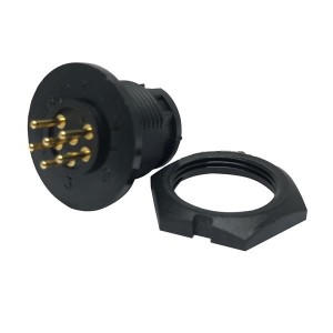 7281-6PG-300, Стандартный цилиндрический соединитель MINI-CON PAN MT #20 PC TAIL