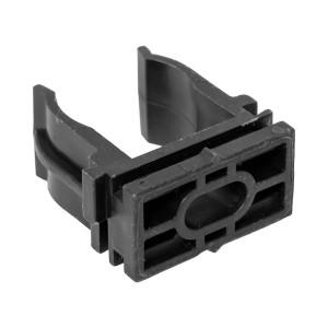 Крепеж-клипса для ручного монтажа d20 мм (10 шт) черная EKF-Plast