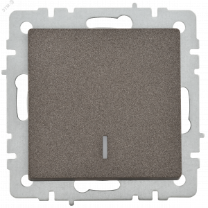 Выключатель 1-кл. СП BRITE ВС10-1-1-БрТБ 10А с инд. бронза BR-V10-1-10-K45