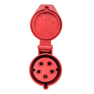 Вилка переносная 025 32А 3P+PE+N 380В IP44 ps-025-32-380