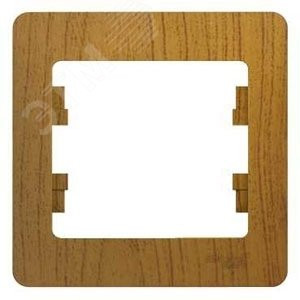 Рамка 1-м Glossa дер. дуб SE GSL000501