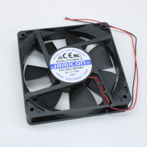 JF1225B2H-R, Вентилятор 24В DC, 120х120х25мм, 2400 об/мин, 136,1м3/час, 39.5дБ, подшипник качения