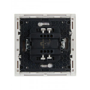 FORTE&PIANO Выключатель 1-клавишный проходной с индикацией 10А FP204 белый IEK FP-V12-1-10-1-K01