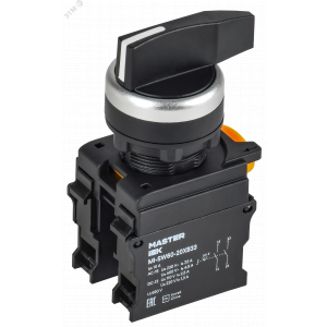 Переключатель 3 полож. 2НО возвратный длин. ручка MASTER IEK MI-SW60-20XB33-4-25-3-K02