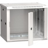 Шкаф 19дюйм LINEA W 6U 600х450мм настен. стекл. дверь RAL7035 LWR3-06U64-GF