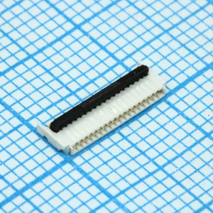 5034801800, Соединитель FPC 18 контактов шаг 0.5mm угловой для поверхностного монтажа лента на катушке