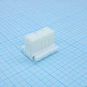 173851-1, Кожух разъема  PL 12 контакт(ов) белый обжим кабеля автомобильного применения лоток