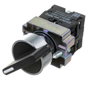 Переключатель NP2-BJ25 2 полож. с фиксацией 1НЗ +1НО IP40 CHINT 574857