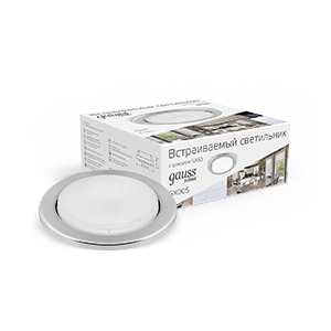 Светильник Tablet Хром, GX53 1/100 GX005