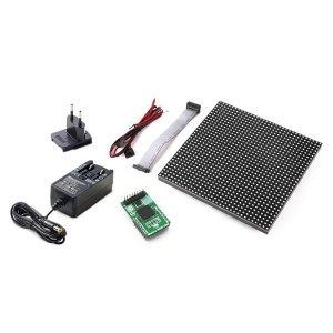 MIKROE-2346, Средства разработки схем светодиодного освещения  Matrix RGB panel kit