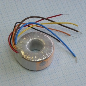 55101-P1S2, Тороидальный трансформатор 15ВА 230В 2x15В 0,500A S; TRT15215