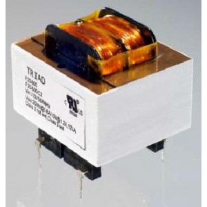 F12-090-C2, Силовые трансформаторы Power Transformer, PC Mount, Class 2/3, 6Pin, 1.1 V A, 6.3/12.6VDC (Nominal Secondary) Output, Primary Input, 12.6VDC CT at 0.09A Secondary in Series, 6.3VDC at 0.18A Secondary in Parallel