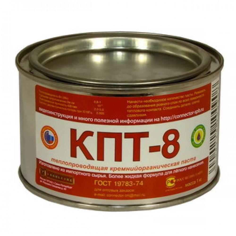 Изображение товара КПТ-8 Теплопаста теплоотводящая 1 кг для охлаждения электроники