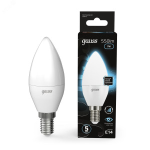Лампа LED Candle E14 7W 4100К step dimmable 1/10/100 103101207-S