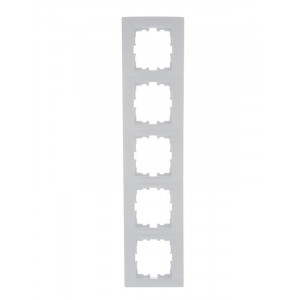 Рамка 5-м Karina горизонт. бел. 707-0200-150
