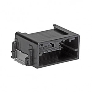 34912-6040, Автомобильные разъемы MINI50 RA HDR SMT 4CKT POL A BLK Au