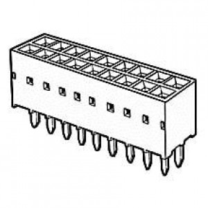 68683-306LF, Board to Board & Mezzanine Connectors RECEPTACLE 12P