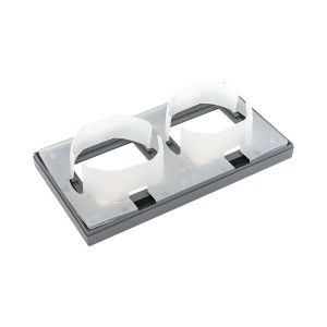 2 - местная рамка, IP44, графит, пластик Эпика EKF UP1-FPG-02-44