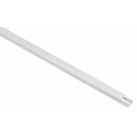 DLPlus Кабель-канал плинтусный 20х12,5мм односекционный белый 030008