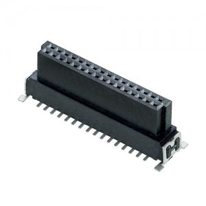 M55-6013242R, Межплатные и промежуточные соединители 16+16P FEMALE DIL VERT SMT CONN T&R
